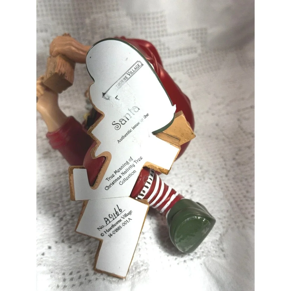 Hawthorne Village Santa True Meaning of Christmas Nativity Figurine A9166